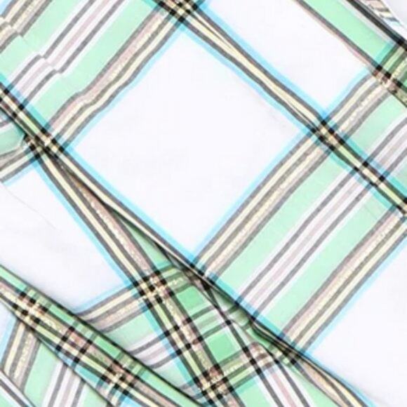 N21 tartan Mini skirt green and white size 8 - Picture 4 of 6